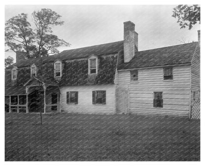 Historic Structure in Trappe, Maryland, Early 20th Century