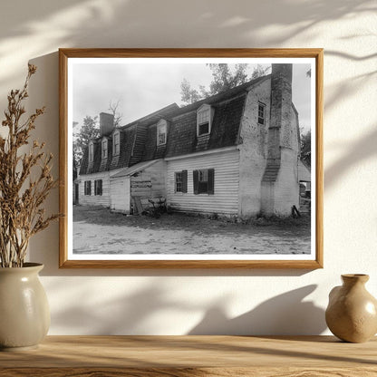 Trappe, MD: Historic Gambrel Roof Home, Carnegie Survey 1930