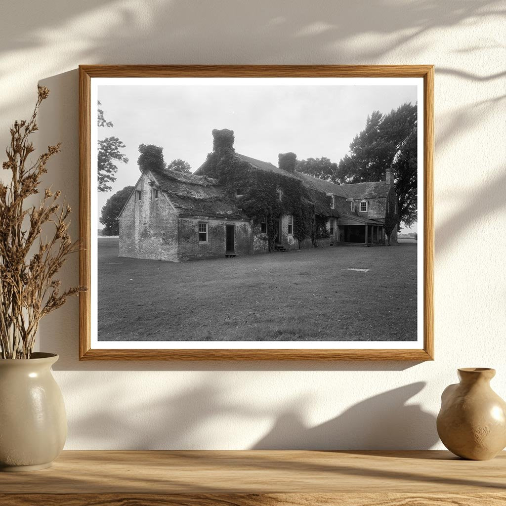 Historic Building in Oxford, MD - 1670 Vintage Photo