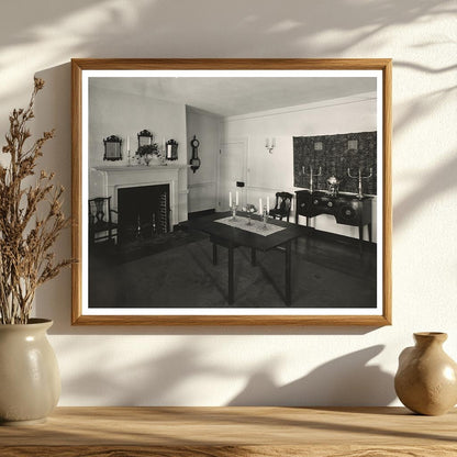 Dining Room Interior in Baltimore, Maryland 1953