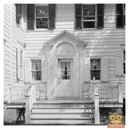Vintage Porch in Brooklandville, MD - Early 20th Century