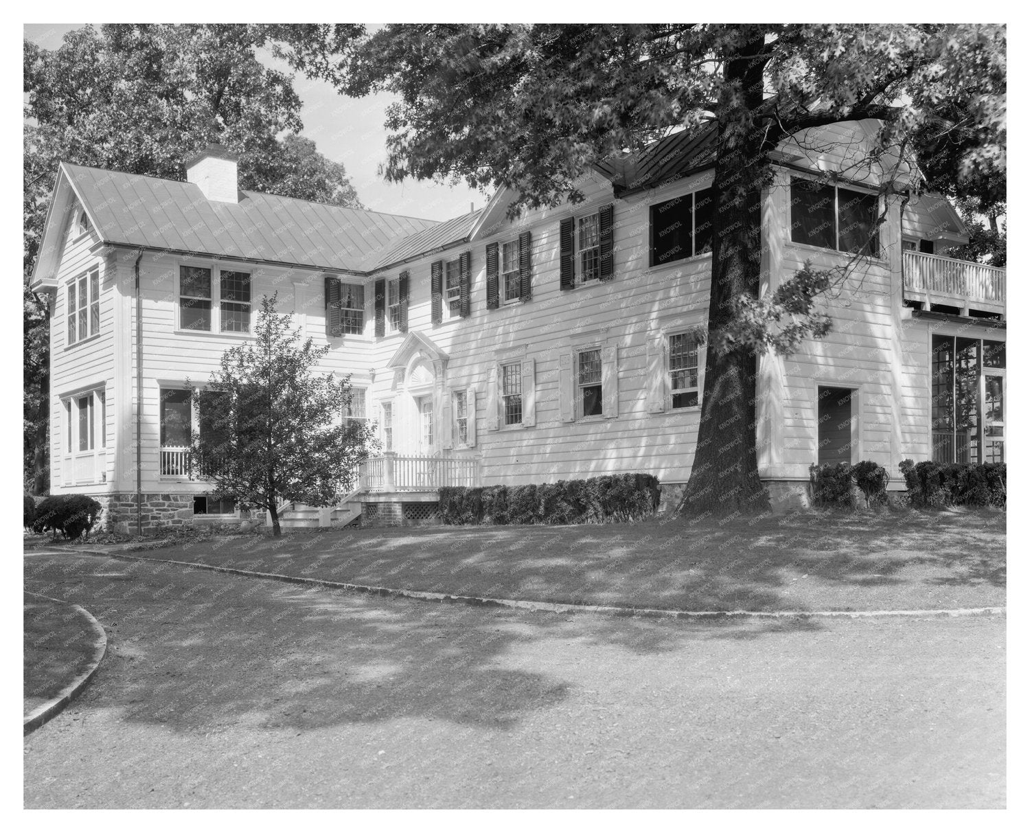 Vintage Photo of Brooklandville, MD Residential Scene, 1900s