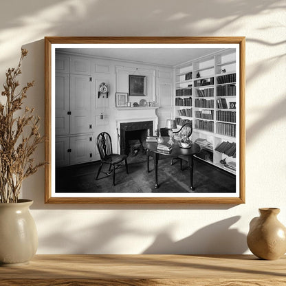 Brooklandville Library Interior, Baltimore County, MD 1900s