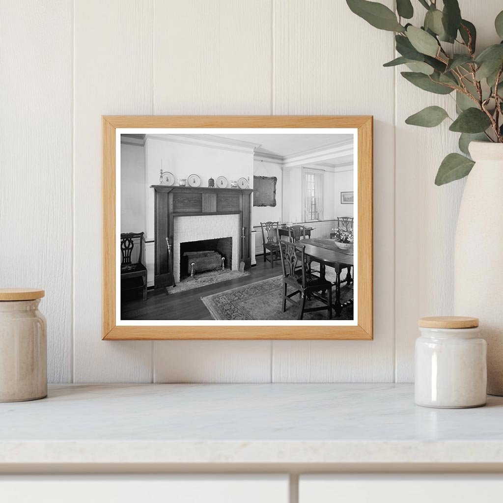 Vintage Interior Photo, Brooklandville, MD, Early 1900s