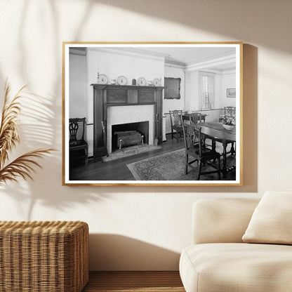 Vintage Interior Photo, Brooklandville, MD, Early 1900s