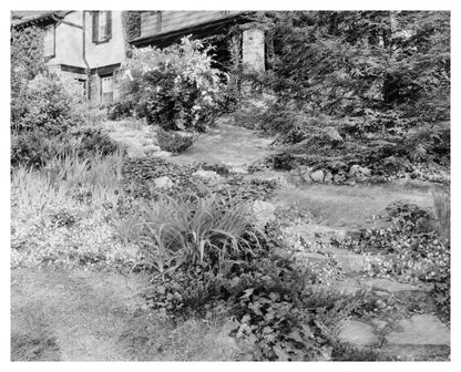 Stevenson MD Gardens 1900s: Historical Architecture Photo