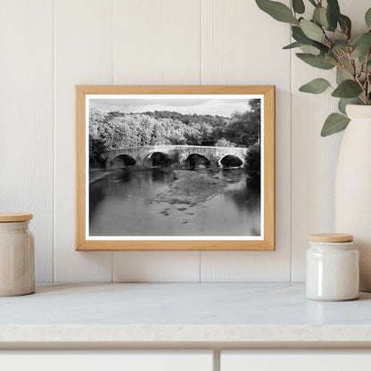 Vintage Bridge Photo, Washington County MD, 1953