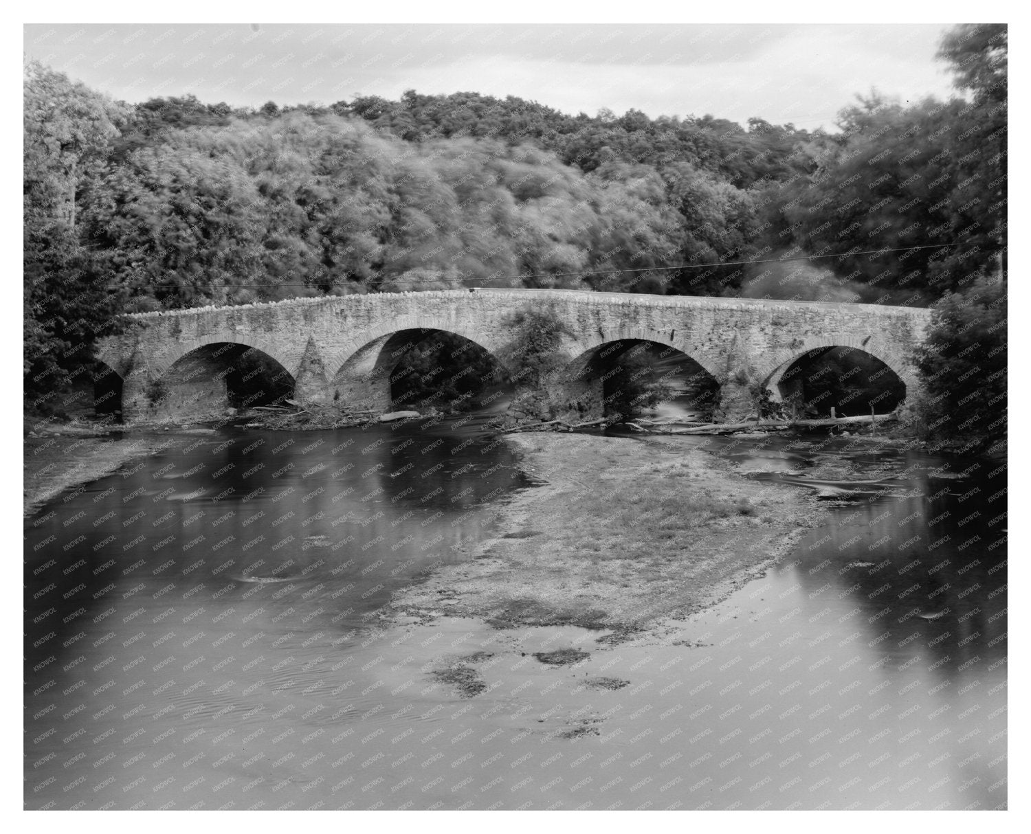 Bridge in Washington County, MD - 20th Century Photo