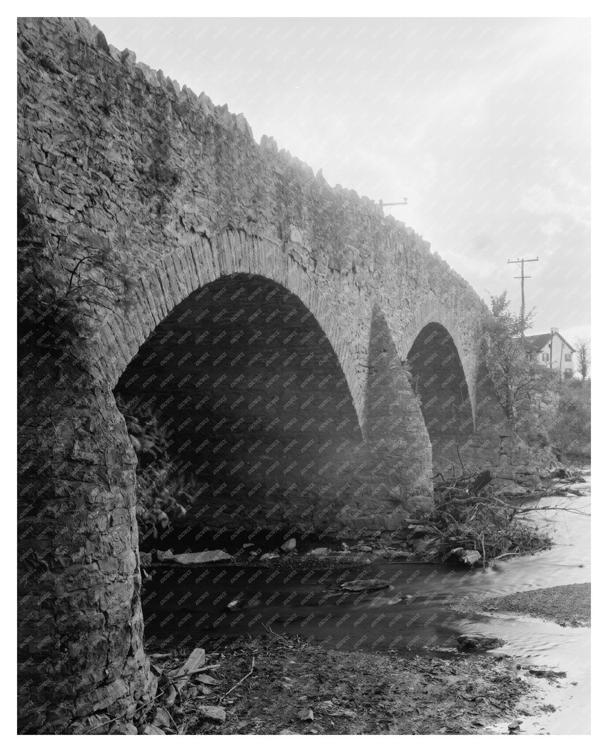 Washington County Bridge Photo, Maryland, 20th Century