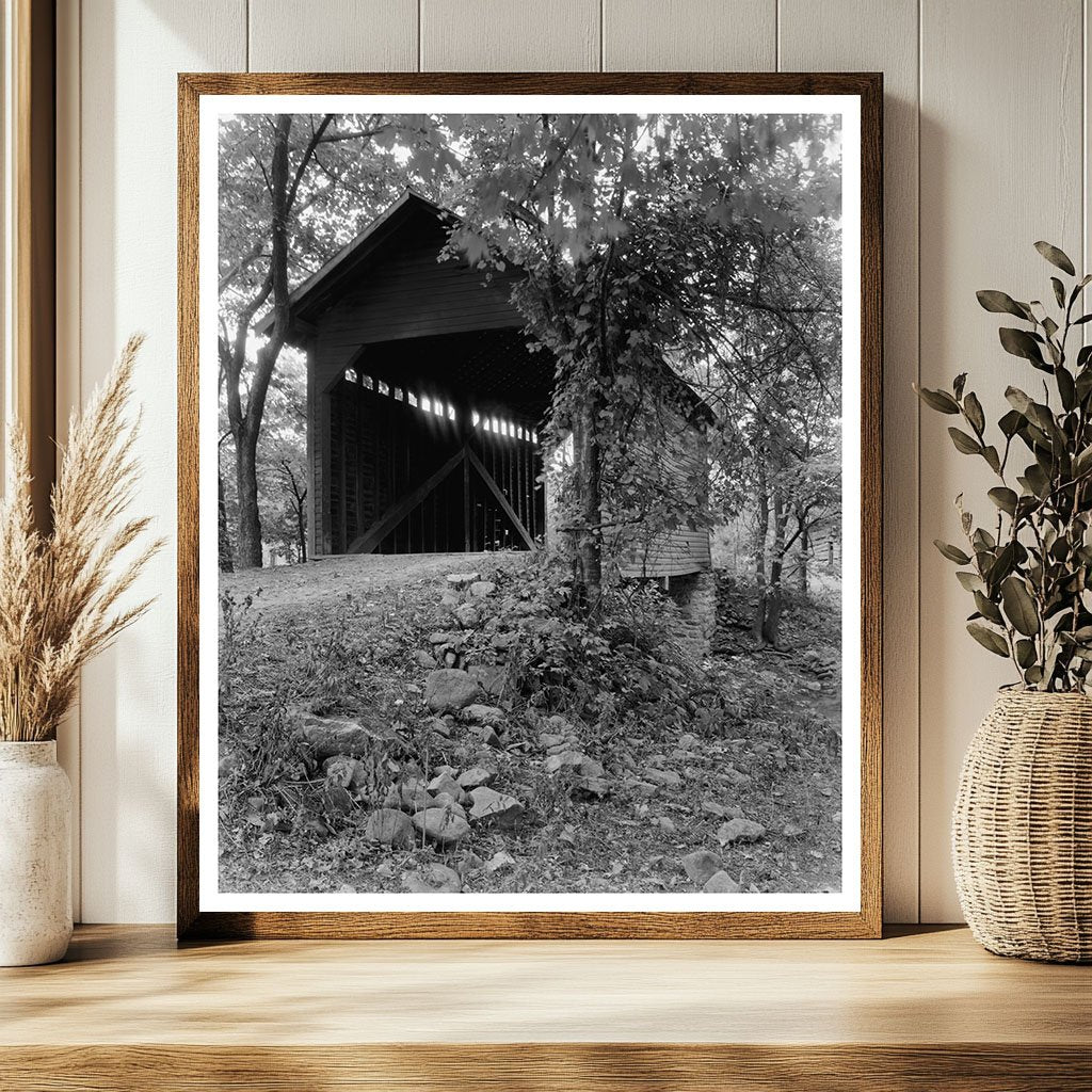 Covered Bridge in Frederick County, Maryland, 1900s