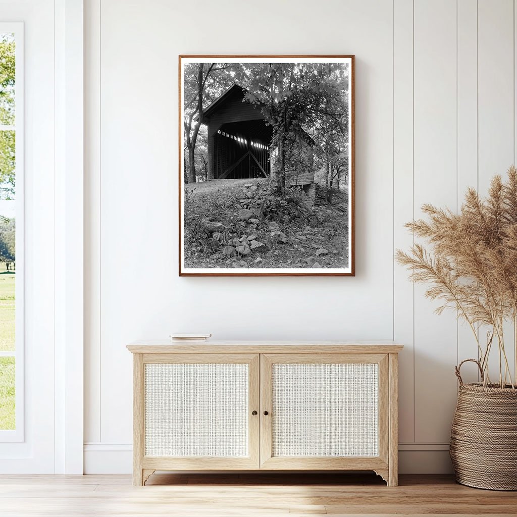 Covered Bridge in Frederick County, Maryland, 1900s