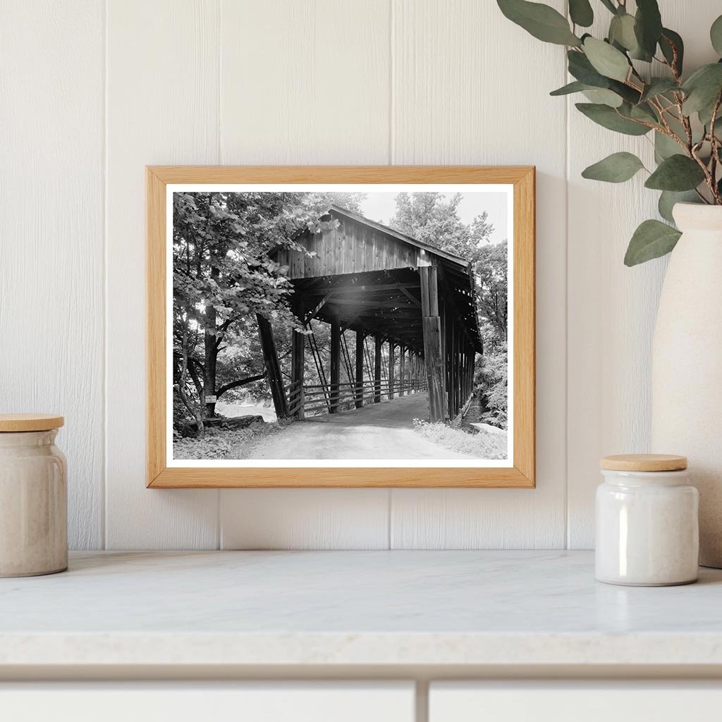 Covered Bridge in Frederick County, Maryland, 20th Century