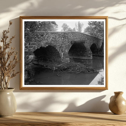 Frederick County MD Stone Bridge Photo, Early 20th Century