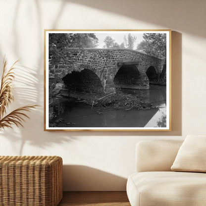 Frederick County MD Stone Bridge Photo, Early 20th Century