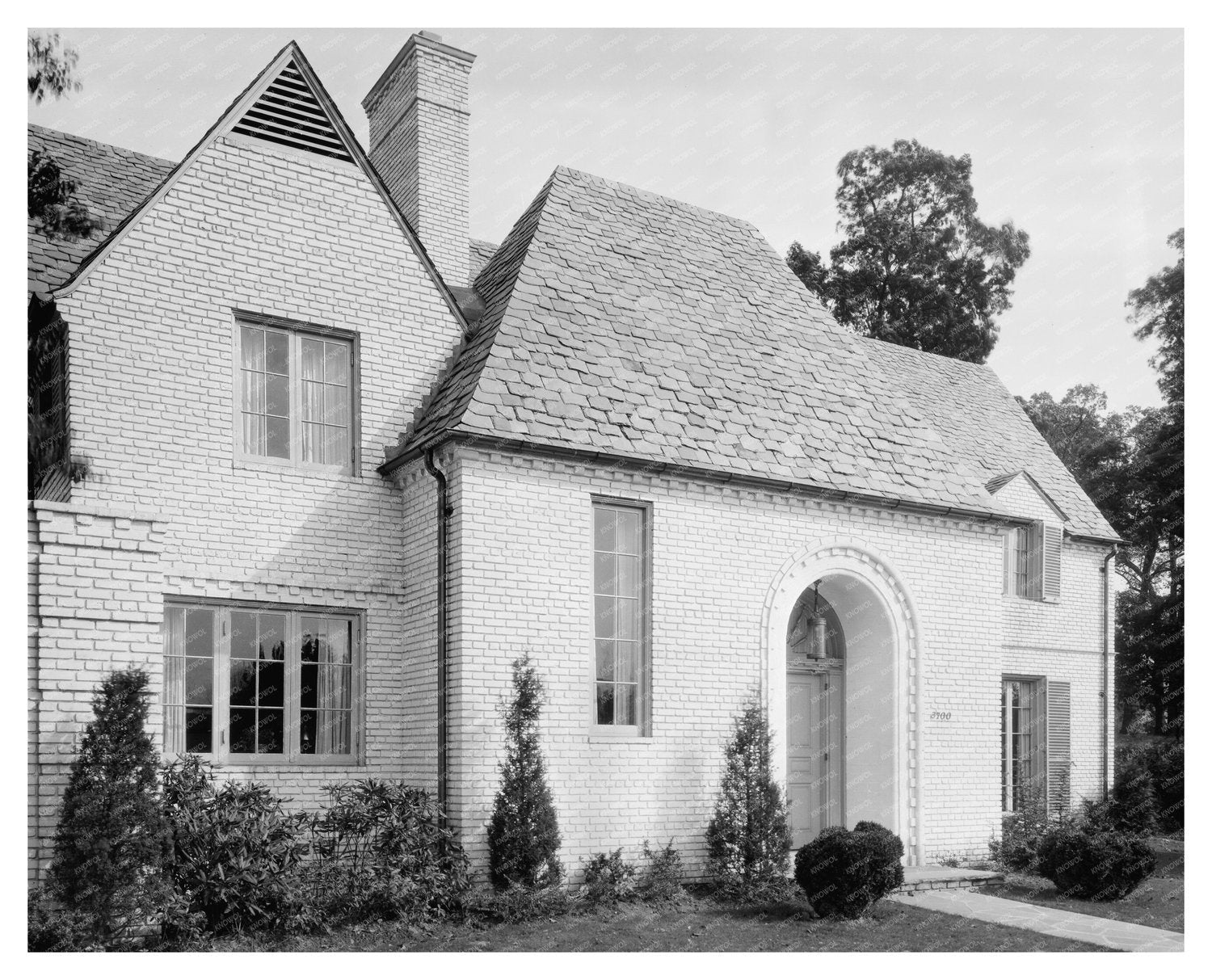 Architectural Detail in Baltimore, Maryland 1953