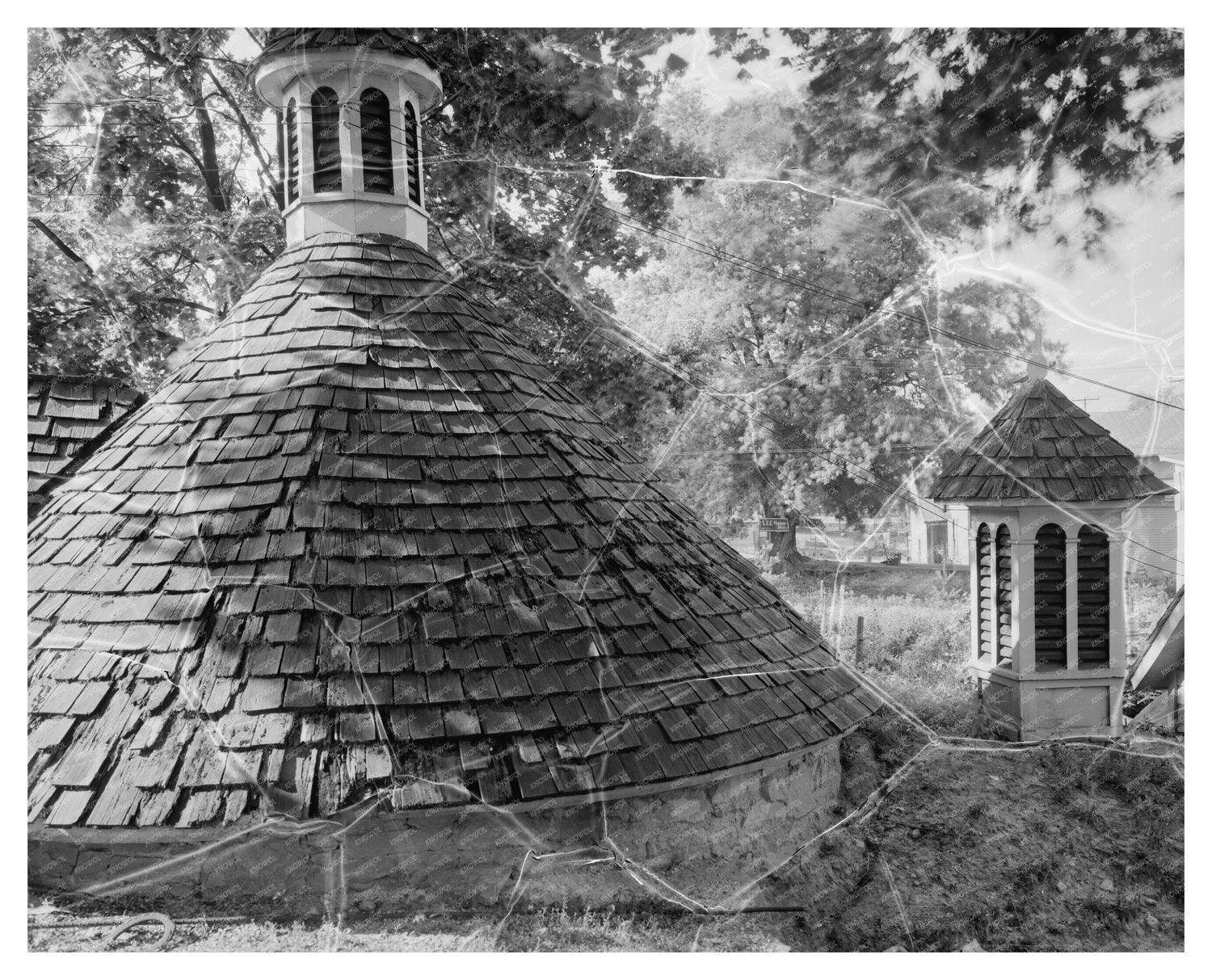 Icehouse in Harford County, MD - Early 20th Century Photo