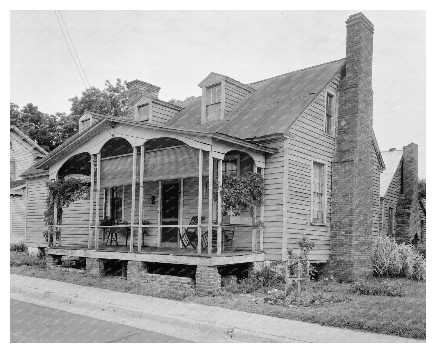 Grimes Plantation, Washington NC, 1750 Historic Photo