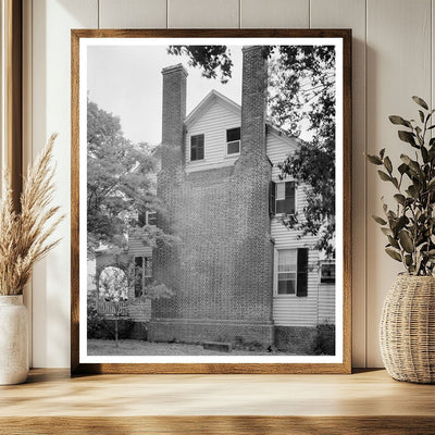Chimneys in Washington, North Carolina - Vintage Architecture 1953 - view 2
