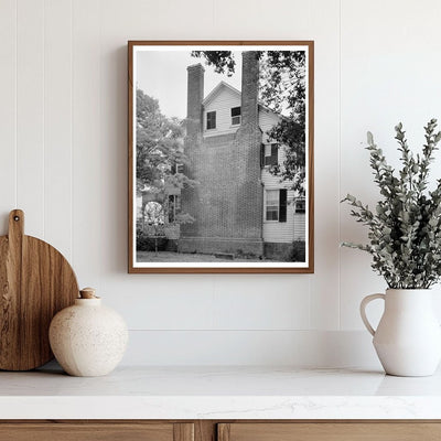 Chimneys in Washington, North Carolina - Vintage Architecture 1953 - view 3