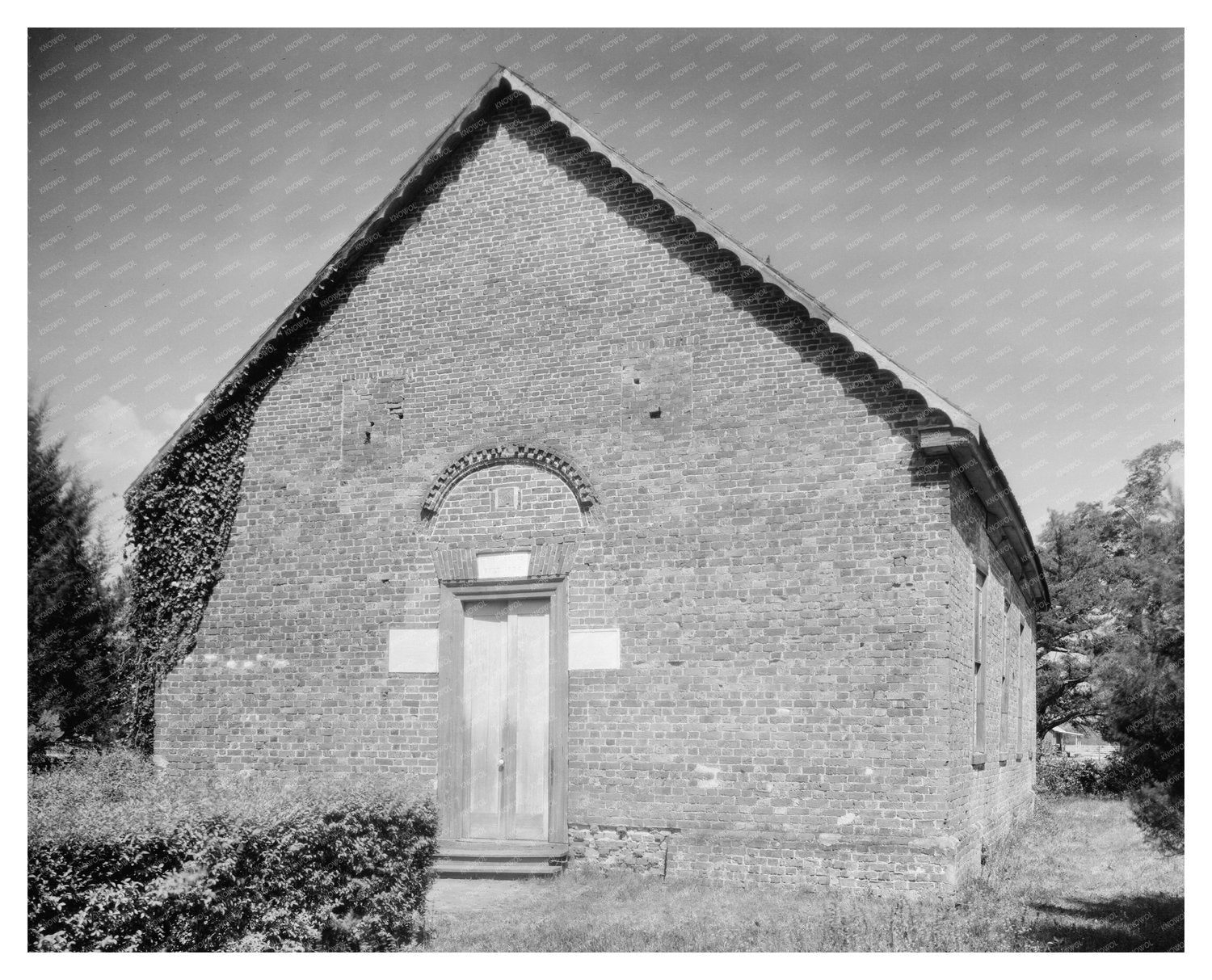 St. Thomas Episcopal Church, Bath NC, 1734 Historic Photo