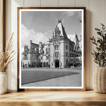 1895 Vintage Photo of Asheville, NC Architecture