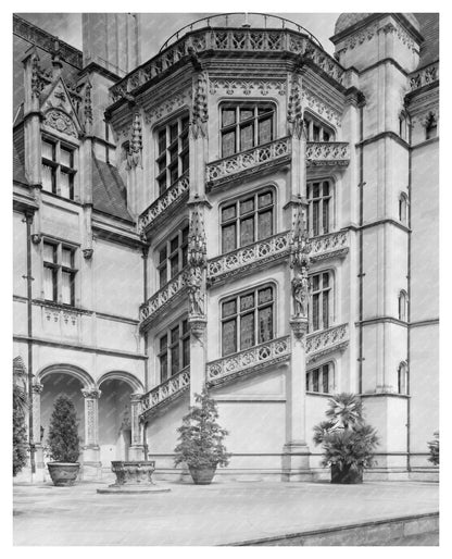 Asheville NC 1895 Architectural Vintage Photograph