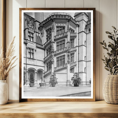 Asheville NC 1895 Architectural Vintage Photograph