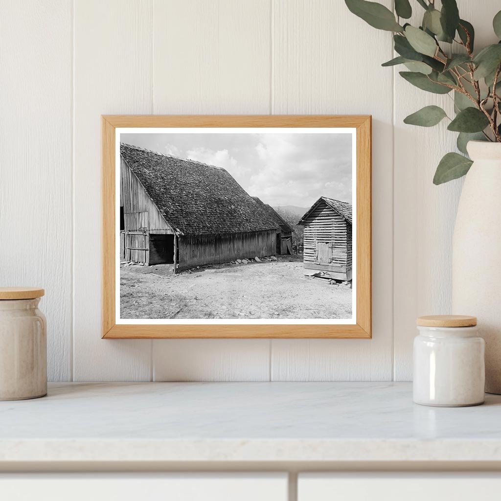 Hickory Nut Gap, NC Architecture - 1804 Vintage Photo