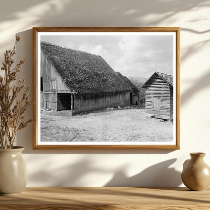 Hickory Nut Gap, NC Architecture - 1804 Vintage Photo