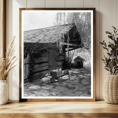 Hickory Nut Gap, NC Vintage Photo of 1804 Structures