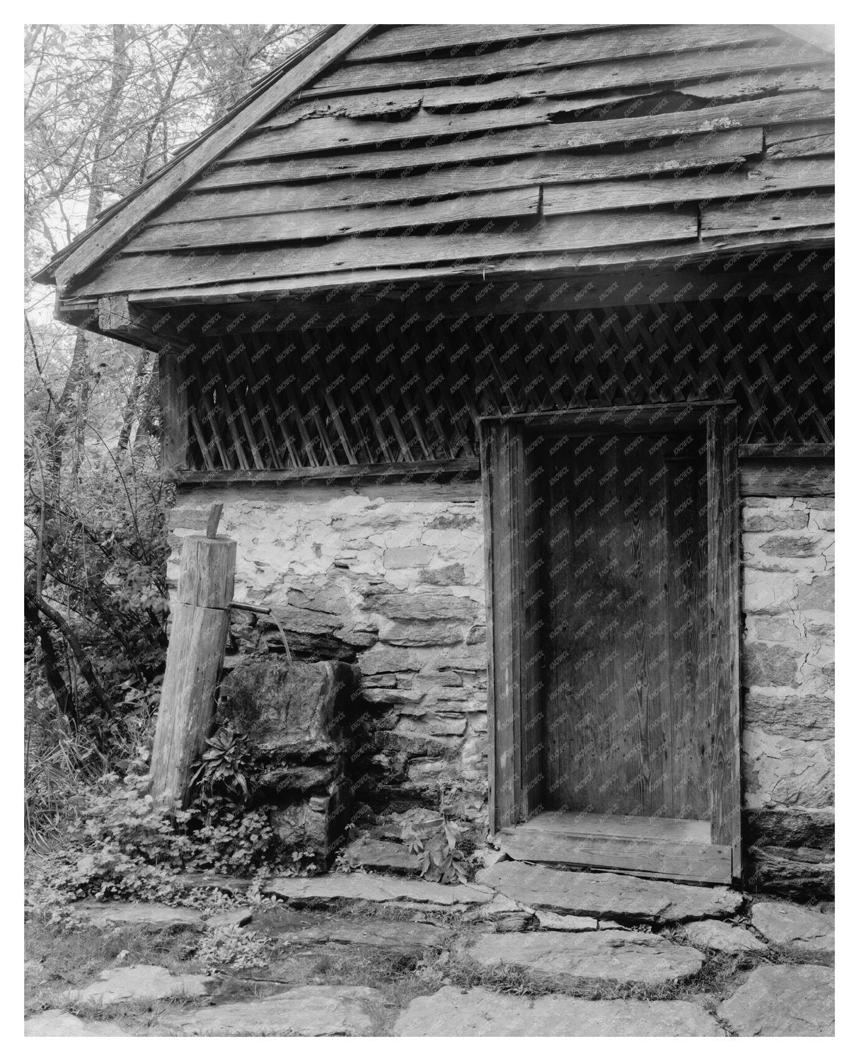 Hickory Nut Gap, NC Stone Building Photo, 1804