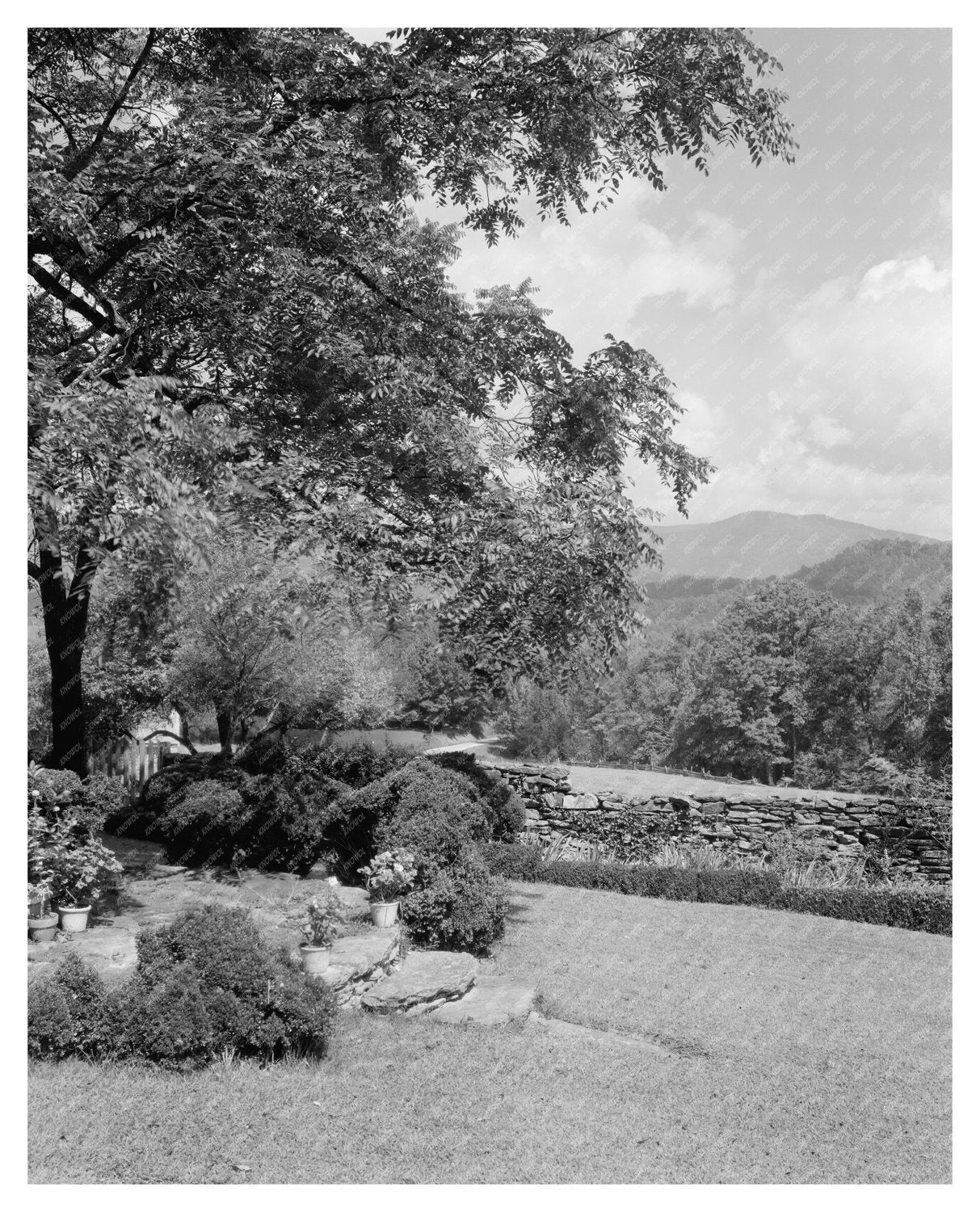 Hickory Nut Gap, NC Historic Photo 1804 Architecture