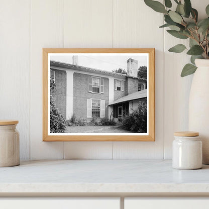 Burke County NC Architecture 1830 Vintage Photograph