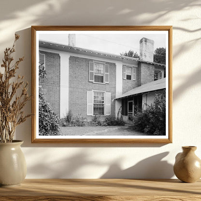 Burke County NC Architecture 1830 Vintage Photograph