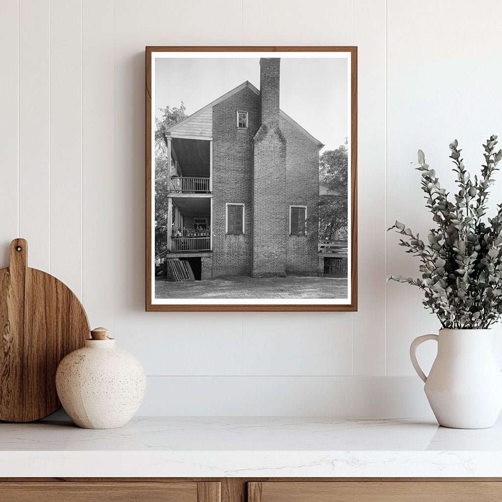 1829 Architecture in Morganton, NC - Historic Photograph