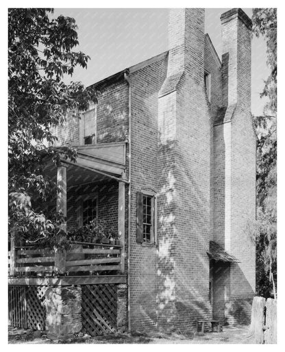 Morganton, NC Historic Building Photo from 1829