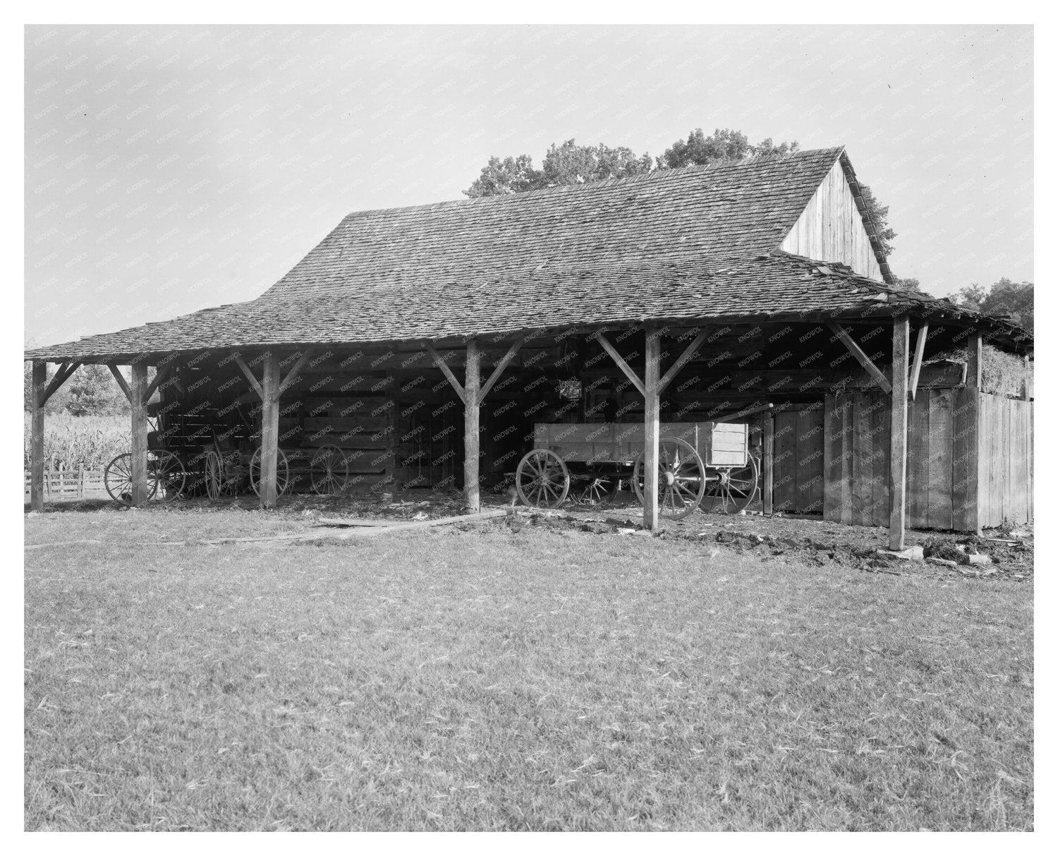 Historic 1829 Wooden Structure in Morganton, NC