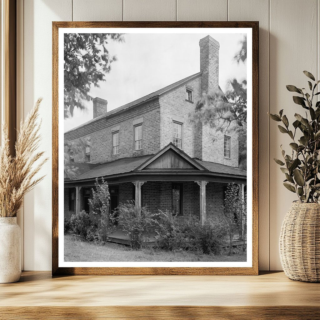 Morganton NC Estate 1812 - Historical Architecture Photo