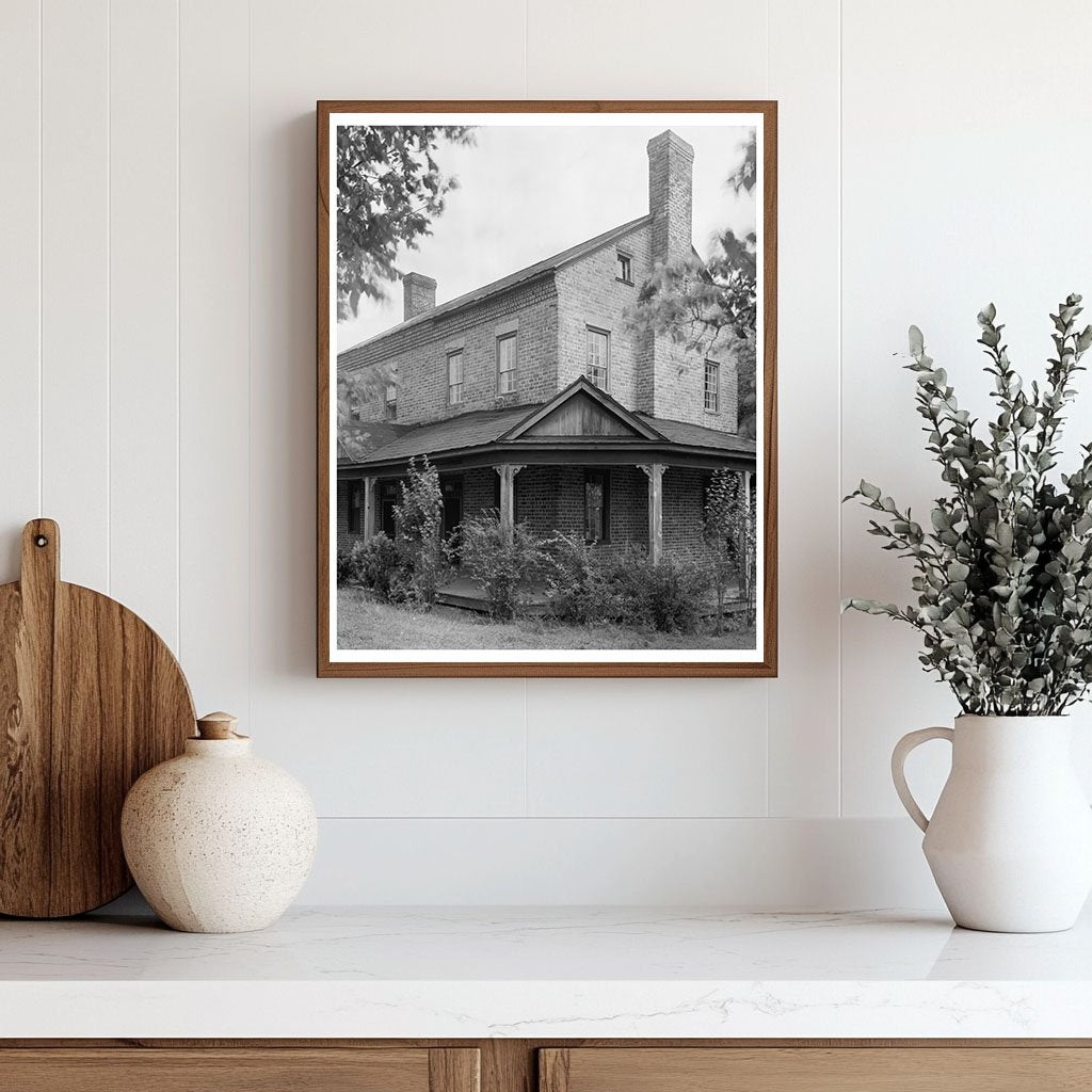 Morganton NC Estate 1812 - Historical Architecture Photo