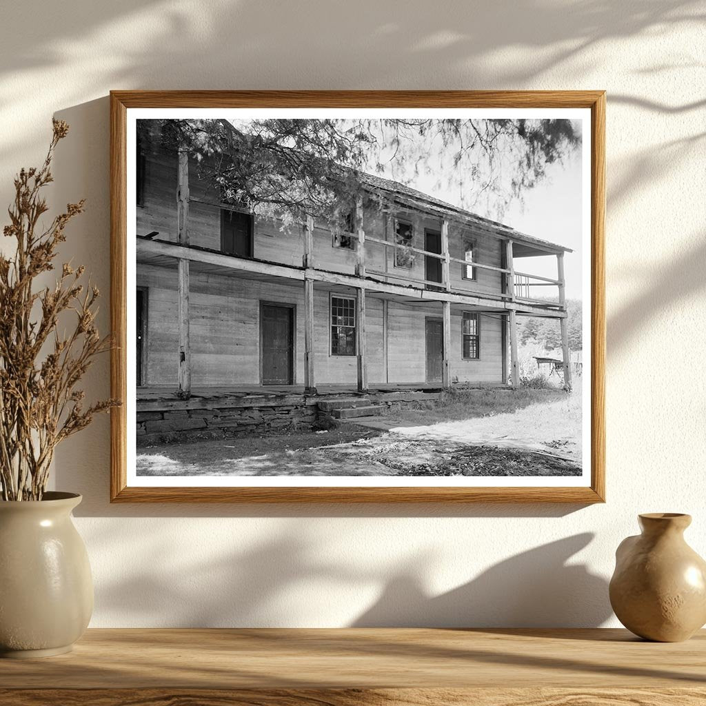 Old Tavern in Burke County, NC - Vintage Photo 1953