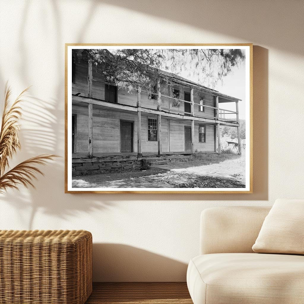 Old Tavern in Burke County, NC - Vintage Photo 1953