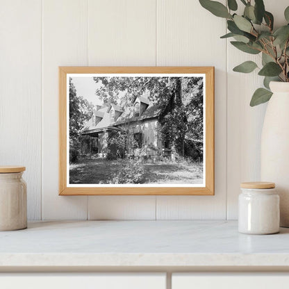 Historic 1856 House in Burke County, NC - Vintage Photo