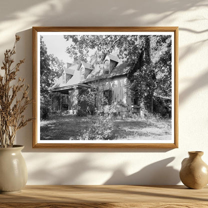 Historic 1856 House in Burke County, NC - Vintage Photo
