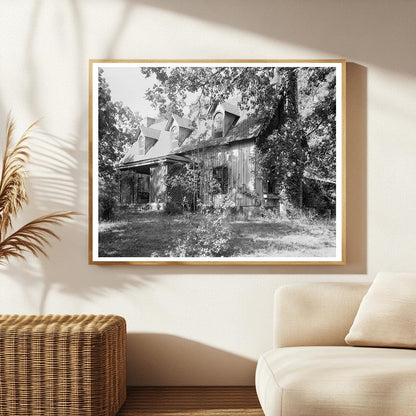 Historic 1856 House in Burke County, NC - Vintage Photo