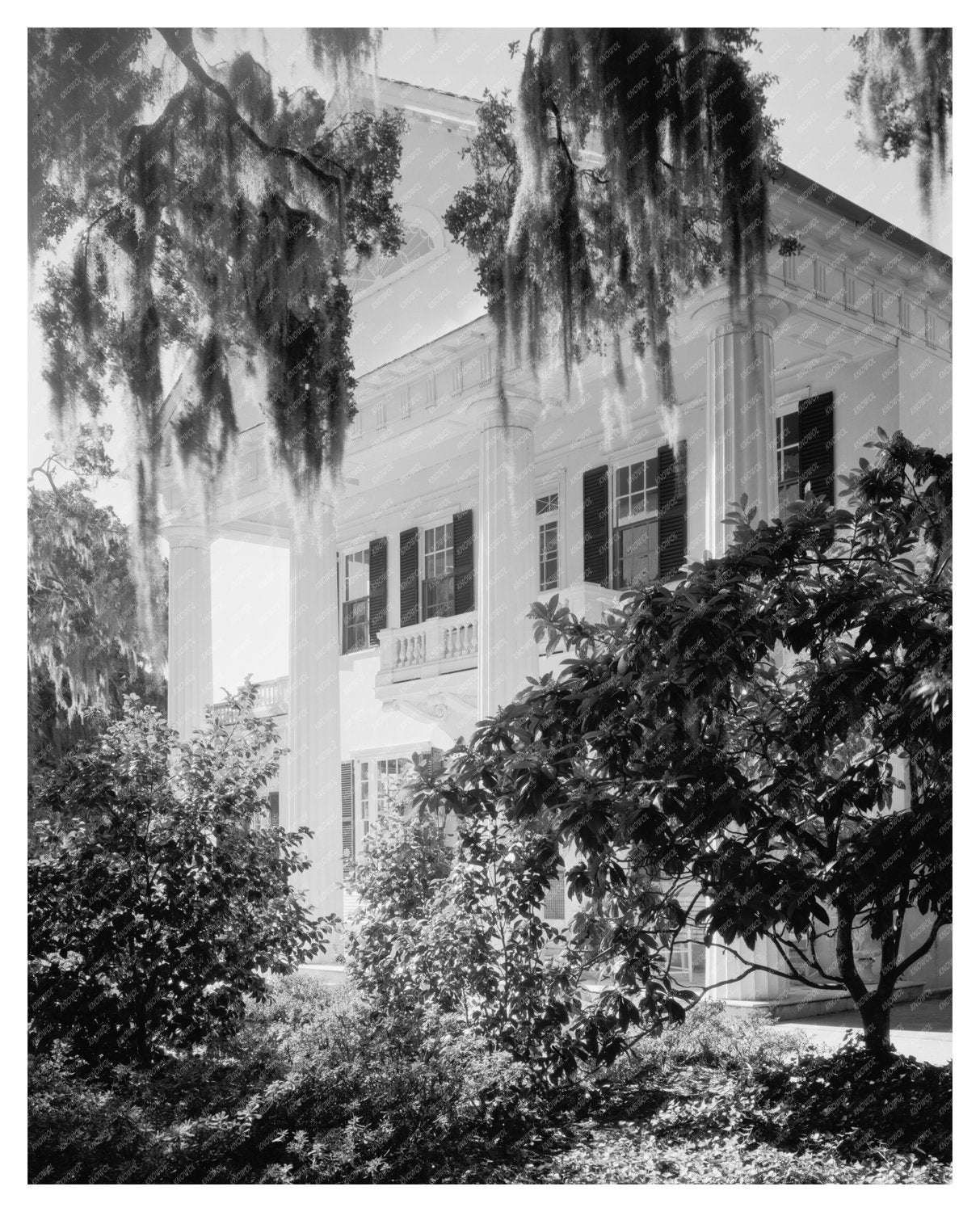 Historic House in Brunswick County, NC - 1950s Photo