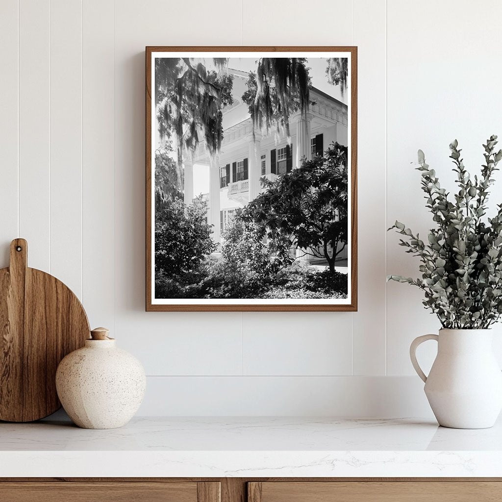 Historic House in Brunswick County, NC - 1950s Photo