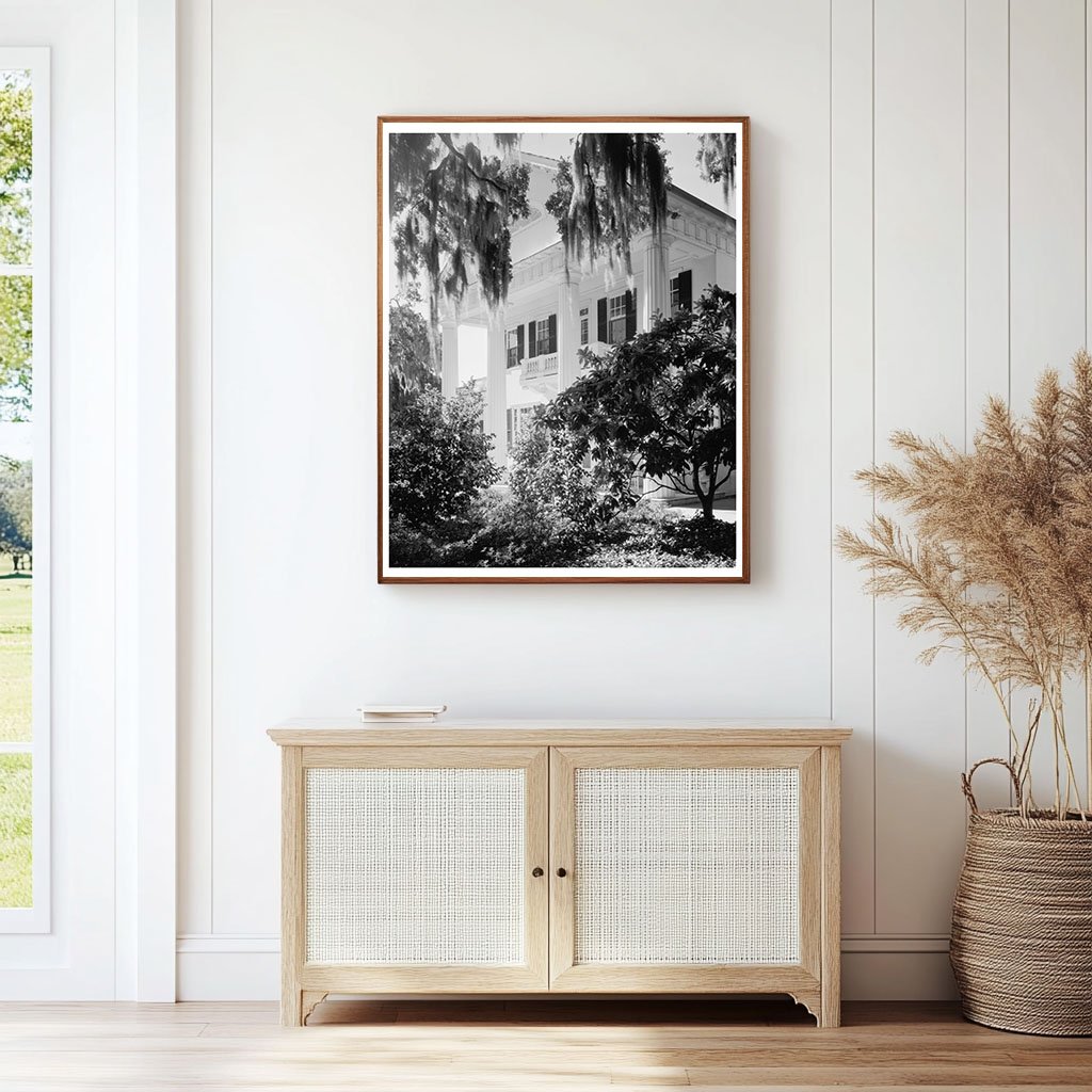 Historic House in Brunswick County, NC - 1950s Photo