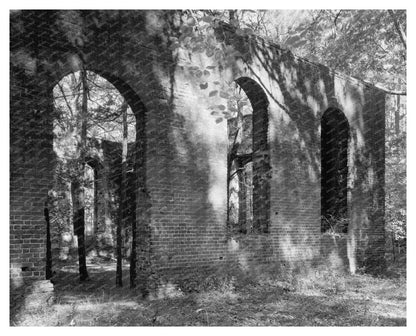 Brunswick County Church Ruins, Wilmington NC, 1941