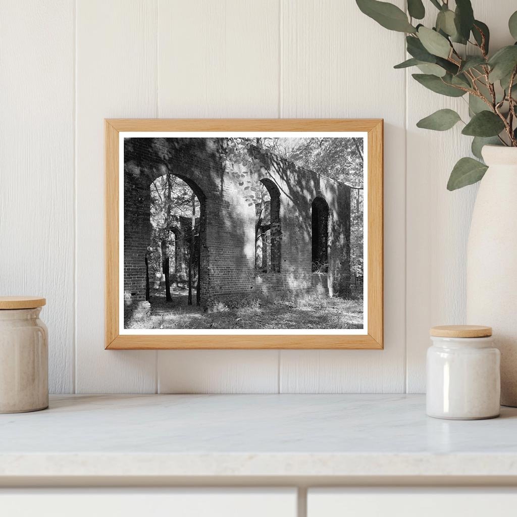 Brunswick County Church Ruins, Wilmington NC, 1941