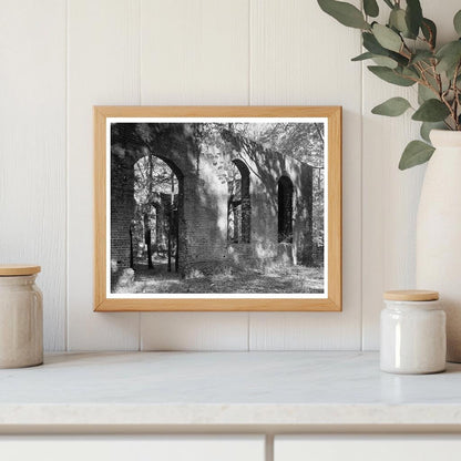 Brunswick County Church Ruins, Wilmington NC, 1941